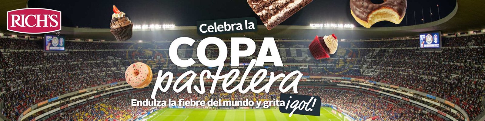 Celebra la Copa Pastelera Rich's — Endulza la fiebre del mundo y grita ¡gol!